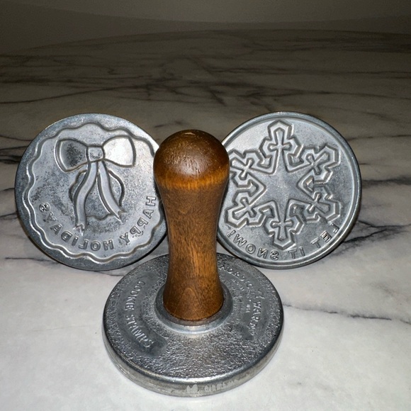 Nordic Ware Kitchen 3 Nordic Ware Christmas Cookie Stamps Cast